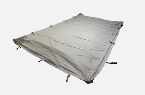 Roll-up swim spa cover rolling up Oxford Cloth for Swim spa cover outdoorspace saving spa pool cover