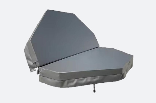 Thermal cover vinyl hot tub octagon grey spa cover for Balboa hot tub